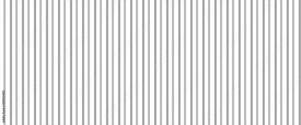 Fototapeta premium Narrow black-white vertical lines. Symmetric geometric ornament. Striped seamless pattern, abstract wallpaper. Digital paper for textile print, page fill. Vector