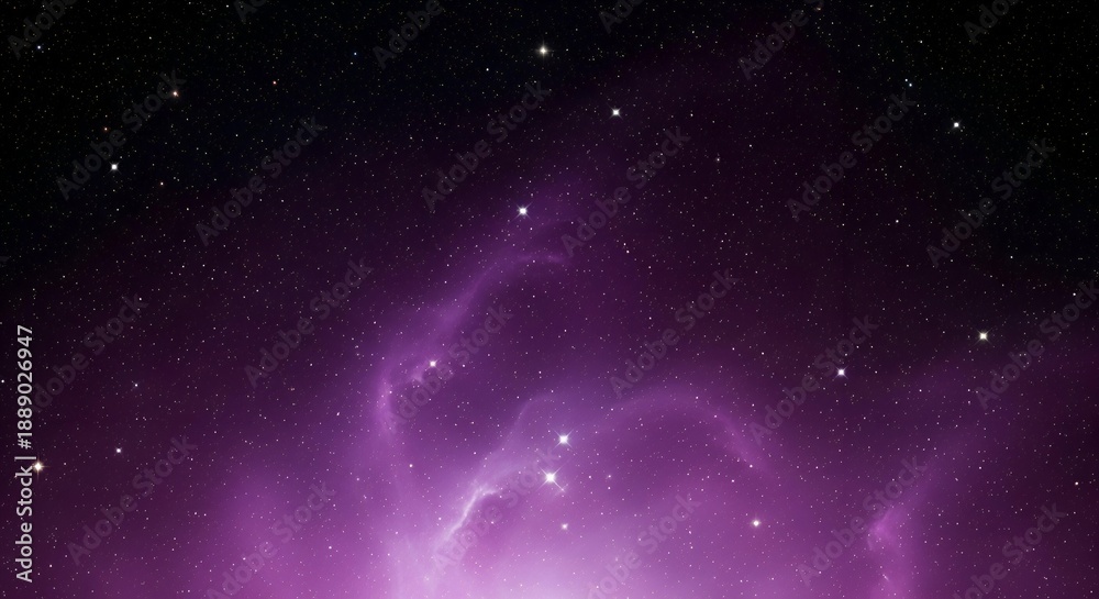 Obraz premium Deep Space Nebula with Stars - Cosmic Wonder and Astronomy