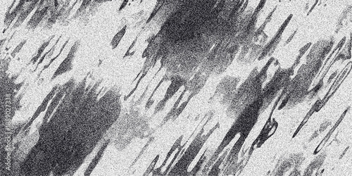 Abstract grayscale textured background with diagonal streaks and grainy overlay creating a dynamic, artistic, and visually complex pattern suitable for graphic design and digital art projects