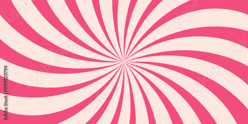 Pink sunshine colorful vector background. Abstract sunburst design wallpaper for template banner business social media advertising. cartoon backdrop. sweet candy.