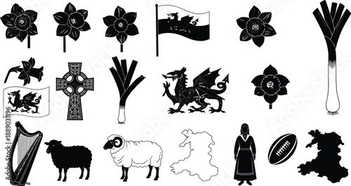 Baby and family icons