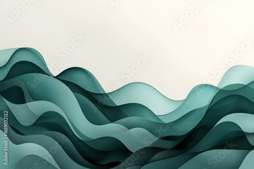 Nature Inspired Organic Flow Abstract
