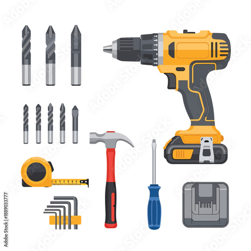 Power Drill and Hand Tools