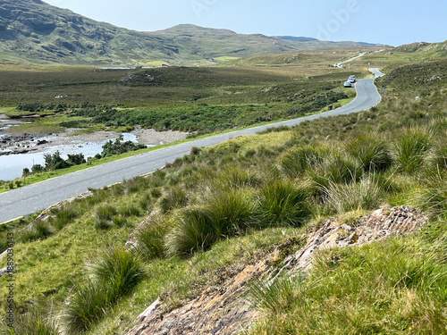 Route dans la lande - Irlande - Connemara