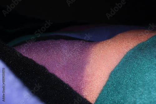 Macro Sparkling Granular Texture Mix