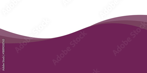 Purple wave background. Curved Header and Footer elements. eps 10 illustration.