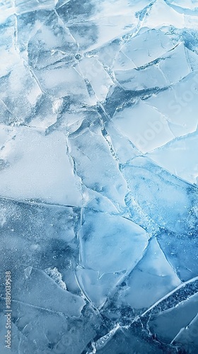 Frosty Ice Texture with Intricate Crystal Formations for Winter Design Elements and Cool Color Palette Inspiration