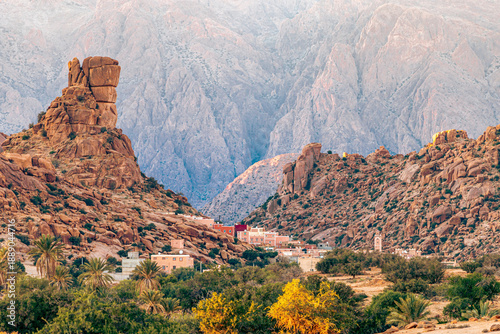 Napoleon's Hat Mountain in Tafraout, Morocco