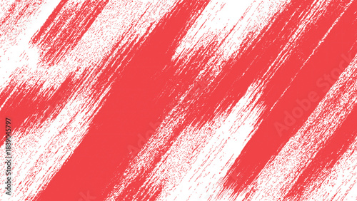 Red and white abstract brush stroke pattern