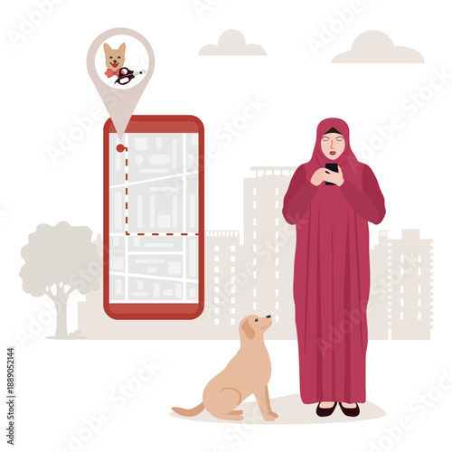 People Phone Pet Dog grooming Online App Location