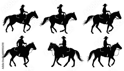 vector silhouettes of people