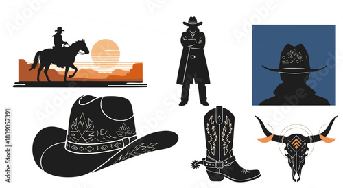 vector silhouettes of people