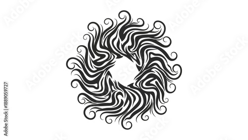 Cute Kawaii Bunny Holding Flower Outline Vector Illustration