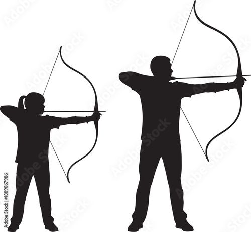 Black Silhouette Vector Set of Professional Photographers and Videographers Using Cameras Tripods and Backpacks for Media Production Journalism Content Creation and Outdoor Photography Projects