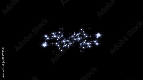 Wallpaper Mural 4k starry night sky with sparkle twinkling star animation, blinking shining stars, and stardust light effect, creating a festive Christmas party celebration and a magical holiday atmosphere background Torontodigital.ca