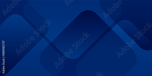 Abstract blue background with glowing geometric lines. Modern blue gradient square shape design. geometric