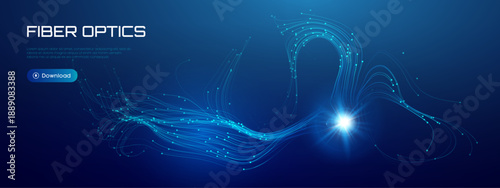 Fiber wave tech for optic ai light and line data internet. Connect business motion for futuristic digital electric and global fast future. Fiber yellow effect for optic background flow and ai.