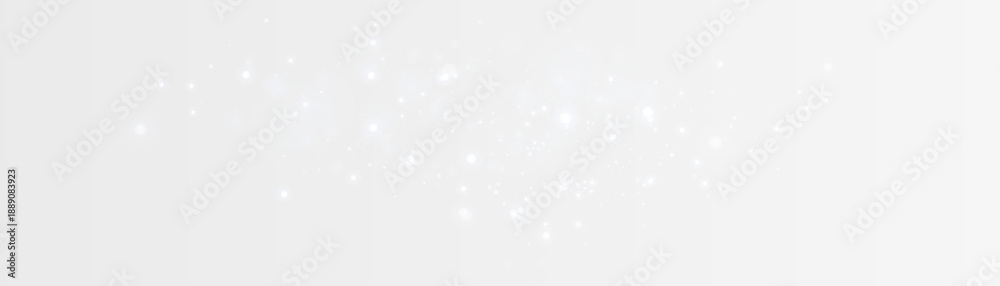 Fototapeta premium Bokeh light effect background, christmas blue dust, festive glitter dust for banners, cards, advertisement. Christmas glowing dust background png, vector. 