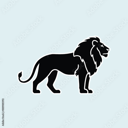 Black Lion Silhouette
