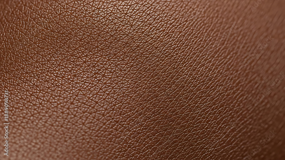 Fototapeta premium Closeup of brown leather texture surface