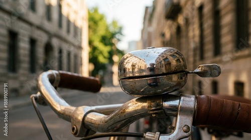 A vintage bicycle bell stan...