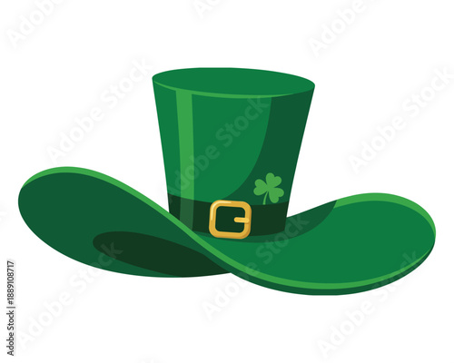 The iconic green hat, a symbol of good luck and St. Patrick's Day celebration