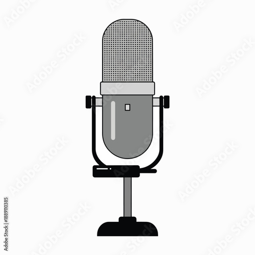 Vintage Microphone Icon