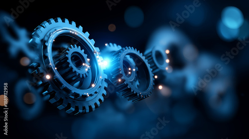 System integration concept visualization technical connectivity unified platform coordinated workflow seamless technology fusion operational harmony with copy space