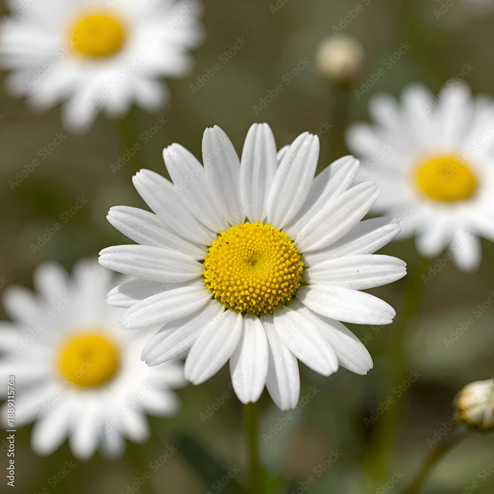 Obraz premium white daisy flower