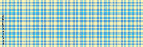 1940s vector fabric background, trim texture check seamless. Drapery textile pattern tartan plaid in light and cyan colors.