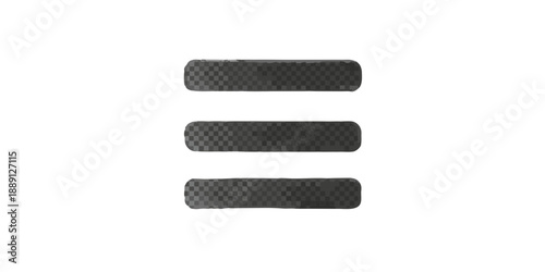 Three rectangular carbon fiber textures aligned vertically on black background