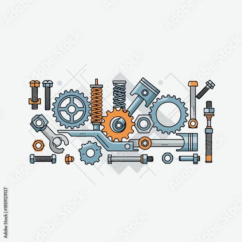 Collection of Mechanical and Industrial Parts