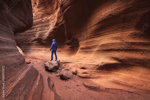 Inside gorge Barranco de las Vacas