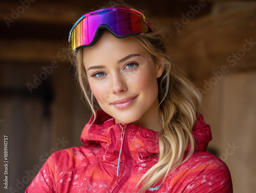 Snow goggles for skiing