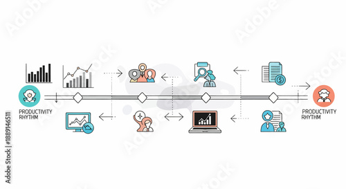 Product Development Flowchart with Sustainable Focus and Healthy Work Performance Integration in Digital Business Environment