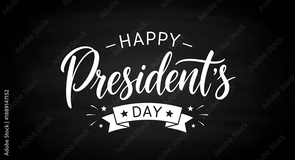 Obraz premium Happy president's day
