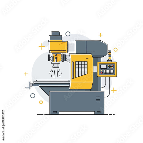 Advanced Industrial Milling Machine For Precision Manufacturing