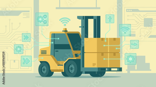 Automated Warehouse Forklift Technology And Future Logistics