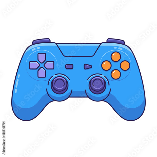 Game Controller Icon – Colorful Video Game Gamepad Symbol for Gaming & App Design