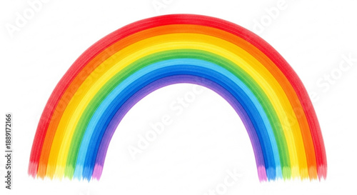 Hand Painted Boho Rainbow Illustrations for Childrens Birthday Invitations