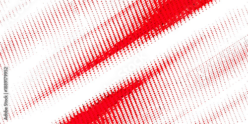 Abstract red and white striped background featuring a vintage metal typewriter pattern with macro black steel lines and old business technology textures