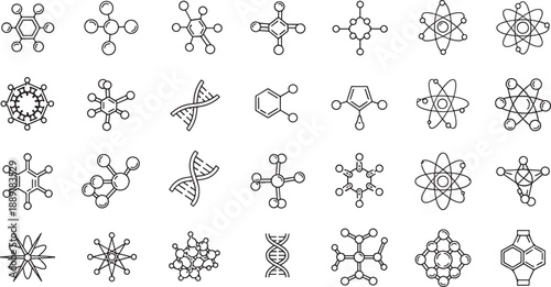 Molecular structures and chemical compounds chemistry