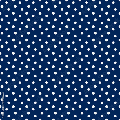 Blue and White Small Dots Seamless Repeat