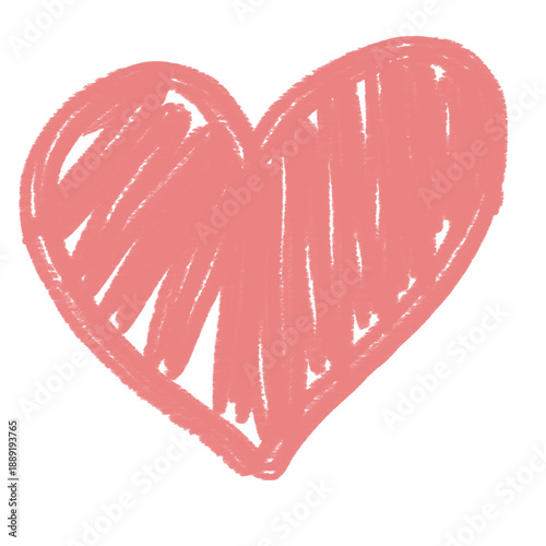 pink heart on a white background, valentine's day icon