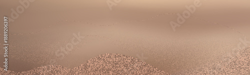 Contrasting ridges and  flowing landscapes.