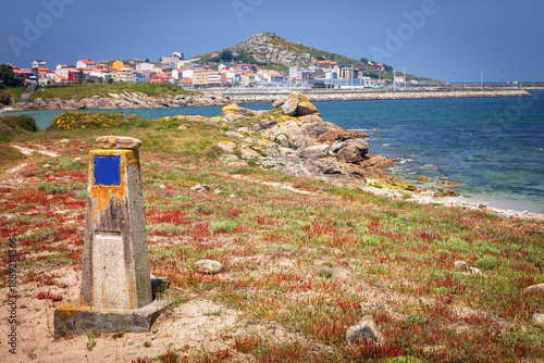 View of Muxia when walking on the Way of St. James, Spain
