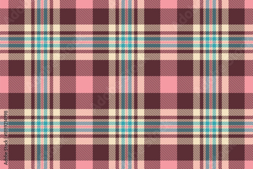 Classic check fabric illustration offers dependable grid symmetry. The textile background remains versatile for clothing presentations and interior design mockups.