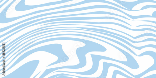 Abstract background seamless pattern with colorful waves. Trendy vector illustration in retro psychedelic style