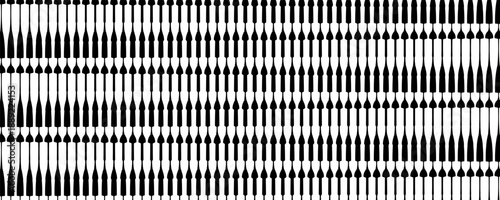 Black striped halftone gradient strips. Fading line gradation background. Repeating linear pattern backdrop. Parallel lines wallpaper for overlay, print, cover. Vector Doppler effect concept