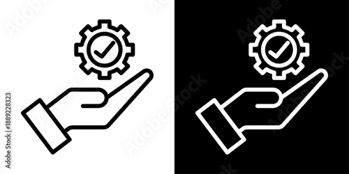 App support icon representing customer service, technical help, assistance, problem solving, and mobile app interface.